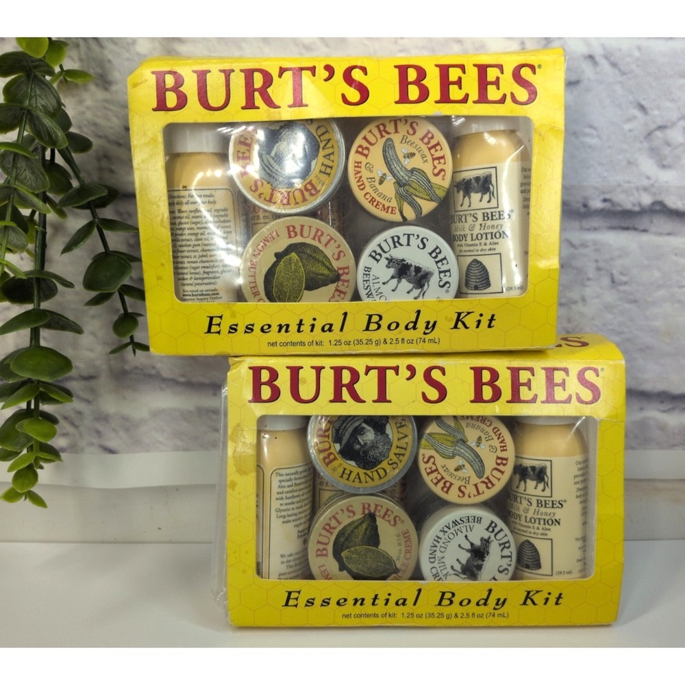 NEW LOT🍯Burts Bees Beeswax & Banana Hand Cream Discont Cuticle Almond Milk RARE